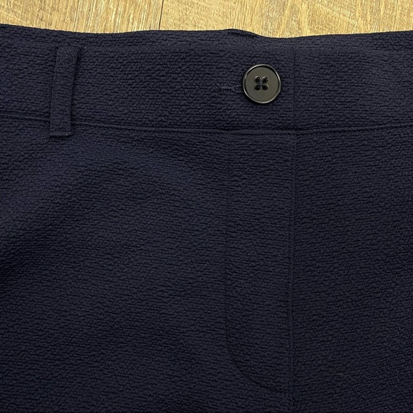 Betabrand Womens Pants Size Large Long Navy Crepe Straight Leg Dress Yoga Pant - Picture 6 of 8